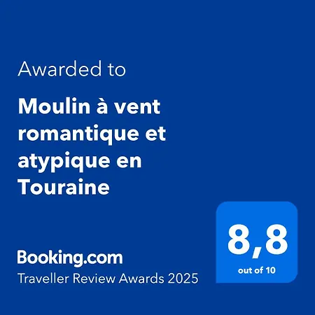 Moulin A Vent Romantique Et Atypique En Touraine Seuilly Exterior photo